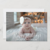 prettige feestdagen kerstfoto feestdagenkaart (Voorkant)