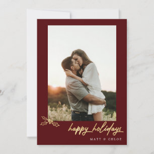 prettige feestdagen kerstfotokaart feestdagenkaart