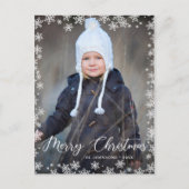 prettige feestdagen kerstgroet PHOTO Briefkaart (Voorkant)