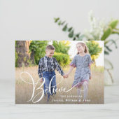 prettige feestdagen kerstgroet PHOTO Feestdagenkaart (Staand voorkant)