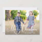 prettige feestdagen kerstgroet PHOTO Feestdagenkaart (Voorkant)