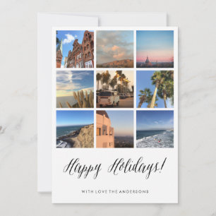 prettige feestdagen kerstkaart