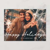 prettige feestdagen kerstkaart briefkaart (Voorkant)