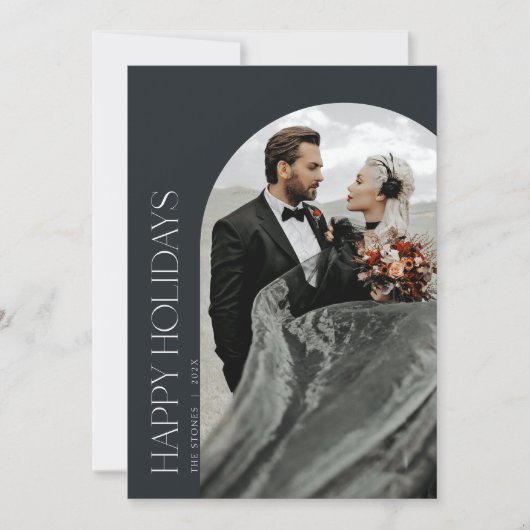 prettige feestdagen kerstkaart kaart (Voorkant)