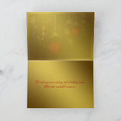 prettige feestdagen kerstkaart kaart (Binnen)