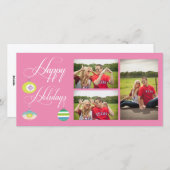 Prettige feestdagen Kerstkaart Sjabloon (Voorkant / Achterkant)