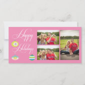 Prettige feestdagen Kerstkaart Sjabloon (Voorkant)