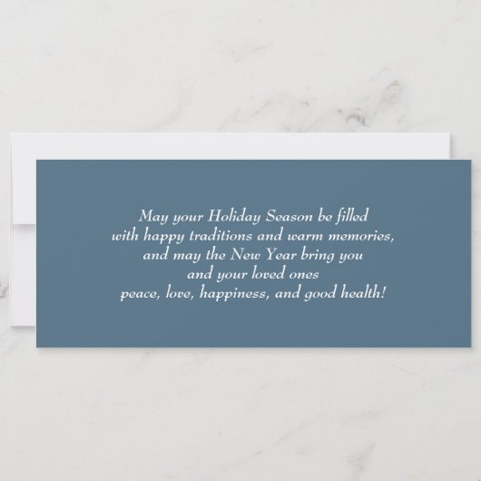  Prettige feestdagen.  kerstkaartjes Feestdagenkaart (Achterkant)