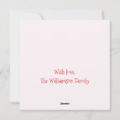 prettige feestdagen - kerstkat Cartoon Feestdagenkaart (Achterkant)