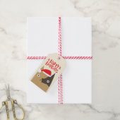 prettige feestdagen - Kerstkerstkerstkerstkerstker Cadeaulabel (Met Touw)