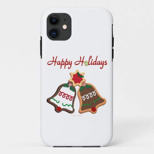 prettige feestdagen kerstkoekjes Case-Mate iPhone case (Achterkant)