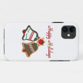 prettige feestdagen kerstkoekjes Case-Mate iPhone case (Achterkant (horizontaal))