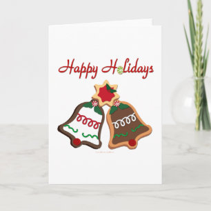prettige feestdagen kerstkoekjes kaart