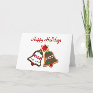 prettige feestdagen kerstkoekjes kaart