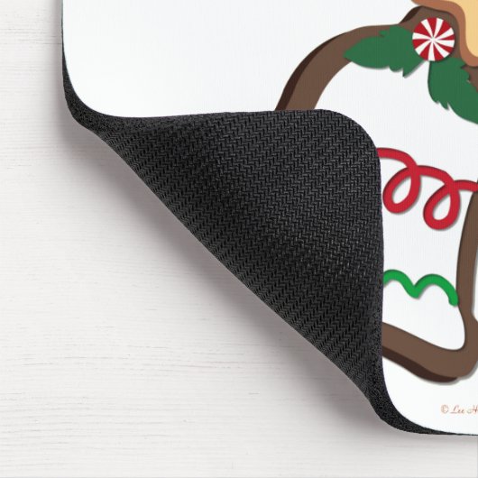 prettige feestdagen kerstkoekjes muismat (Hoek)