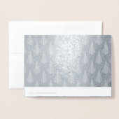 prettige feestdagen. Kerstluxe Real Folie Kaarten (Met envelop)