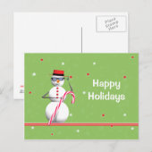 prettige feestdagen Kerstman (Voorkant / Achterkant)