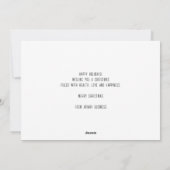 Prettige feestdagen Kerstman Bee Christmas Feestdagenkaart (Achterkant)