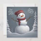 prettige feestdagen Kerstman Feestdagenkaart (Voorkant)