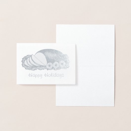 prettige feestdagen kerstman met kerstmis folie kaarten (Display)