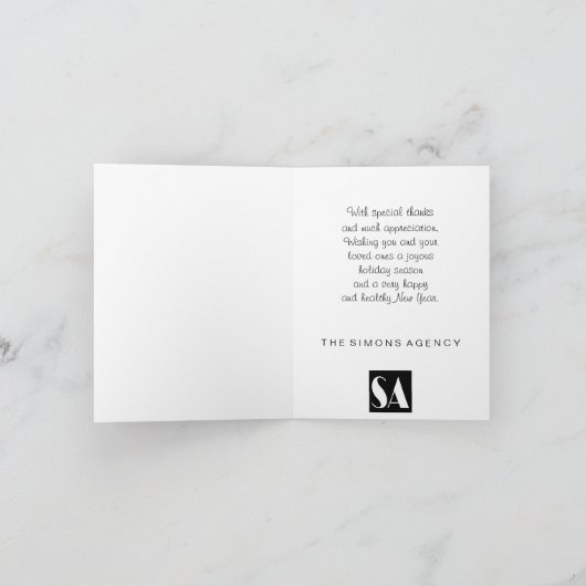 Prettige feestdagen Kerstmarkt Corporate Business (Binnen)