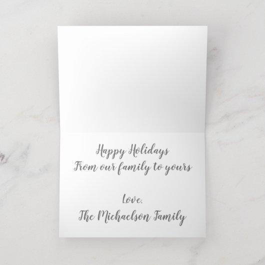 prettige feestdagen Kerstmis (Binnenlaag)