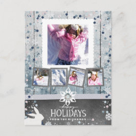 prettige feestdagen Kerstmis 5 Foto Collage