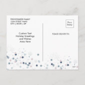 prettige feestdagen Kerstmis 5 Foto Collage (Achterkant)