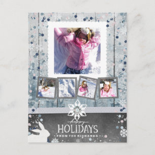 prettige feestdagen Kerstmis 5 Foto Collage