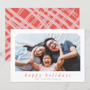 PRETTIGE FEESTDAGEN Kerstmis eenvoudig cursief ing Feestdagenkaart