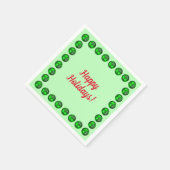 prettige feestdagen Kerstmis en Hanukkah Servet (Hoek)