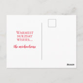 prettige feestdagen | Kerstmis in Parijs Briefkaart (Achterkant)