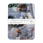 prettige feestdagen Kerstmis Magneet (Verticaal)