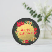 prettige feestdagen! Kerstmis met de Ronde van Poi Feestdagenkaart (Staand voorkant)