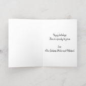 prettige feestdagen Kerstmis met fotocollage (Binnenlaag)