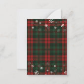 prettige feestdagen Kerstmis met handschrift Notitiekaartje (Achterkant)