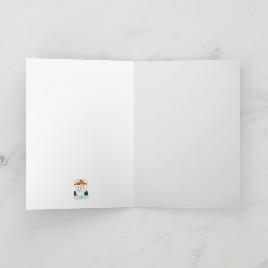 Prettige feestdagen Kerstmis Sneeuwman & Ornamente (Binnen)