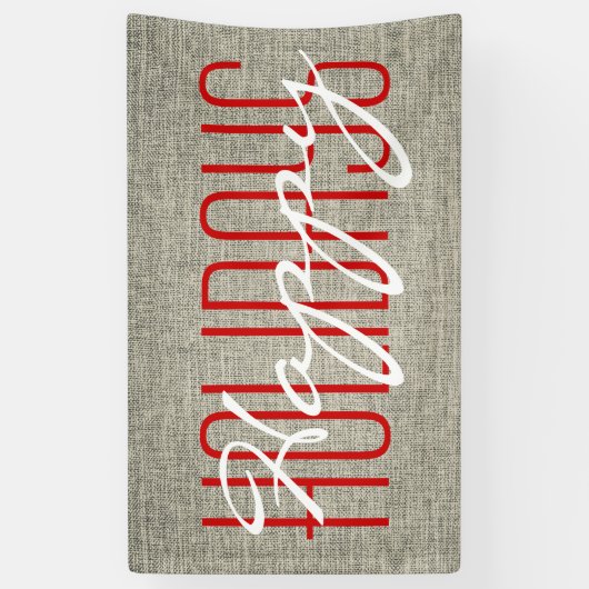 prettige feestdagen Kerstmis Spandoek (Verticaal)