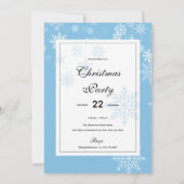 Prettige feestdagen Kerstmis, witte sneeuwvlokken Kaart (Achterkant)