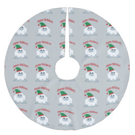 prettige feestdagen! Kerstmis Yeti Kerstboom Rok