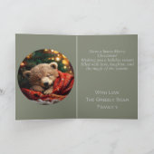 Prettige feestdagen Kerstmisslaande Beer (Binnen)