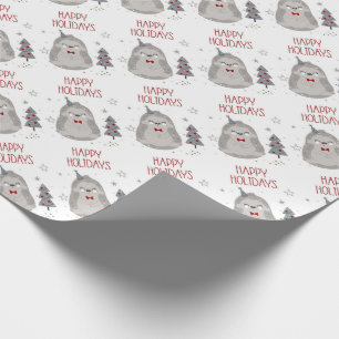 prettige feestdagen kerstpapier cadeaupapier