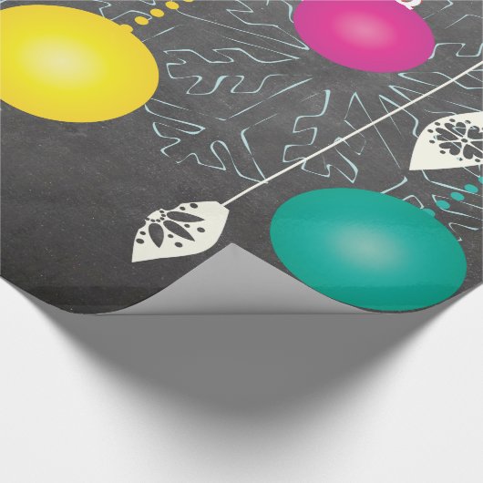 prettige feestdagen kerstpapier met kerstinslag cadeaupapier (Hoek)