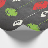 prettige feestdagen kerstpapier met kerstinslag cadeaupapier (Hoek)