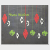 prettige feestdagen kerstpapier met kerstinslag cadeaupapier (Vlak)