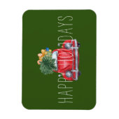 prettige feestdagen  kerstrode auto magneet (Verticaal)