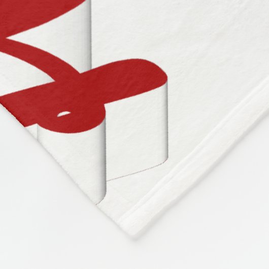 prettige feestdagen kerstscript Reindeer Fleece Deken (Hoek)