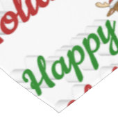 prettige feestdagen kerstscript Reindeer Tafelkleed (Gekanteld)