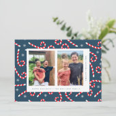 prettige feestdagen kerstsnoeprietten aankondiging (Staand voorkant)