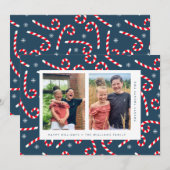 prettige feestdagen kerstsnoeprietten aankondiging (Voorkant / Achterkant)